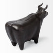 Mercana Taurus Black Cast Aluminum Bull Decorative Object