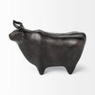 Mercana Taurus Black Cast Aluminum Bull Decorative Object