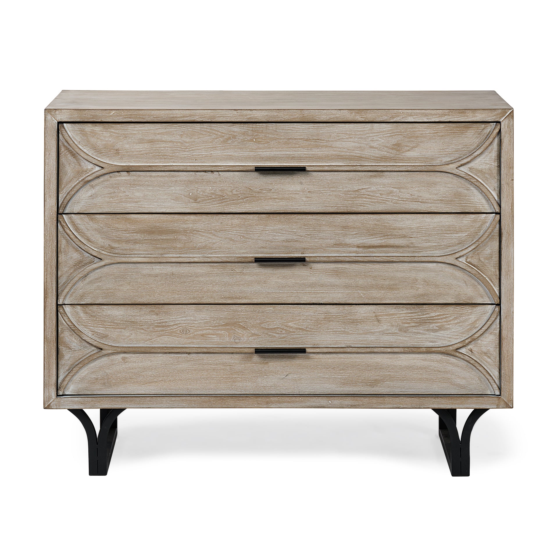Mercana Giselle Fir Veneer 3 Drawer Accent Cabinet