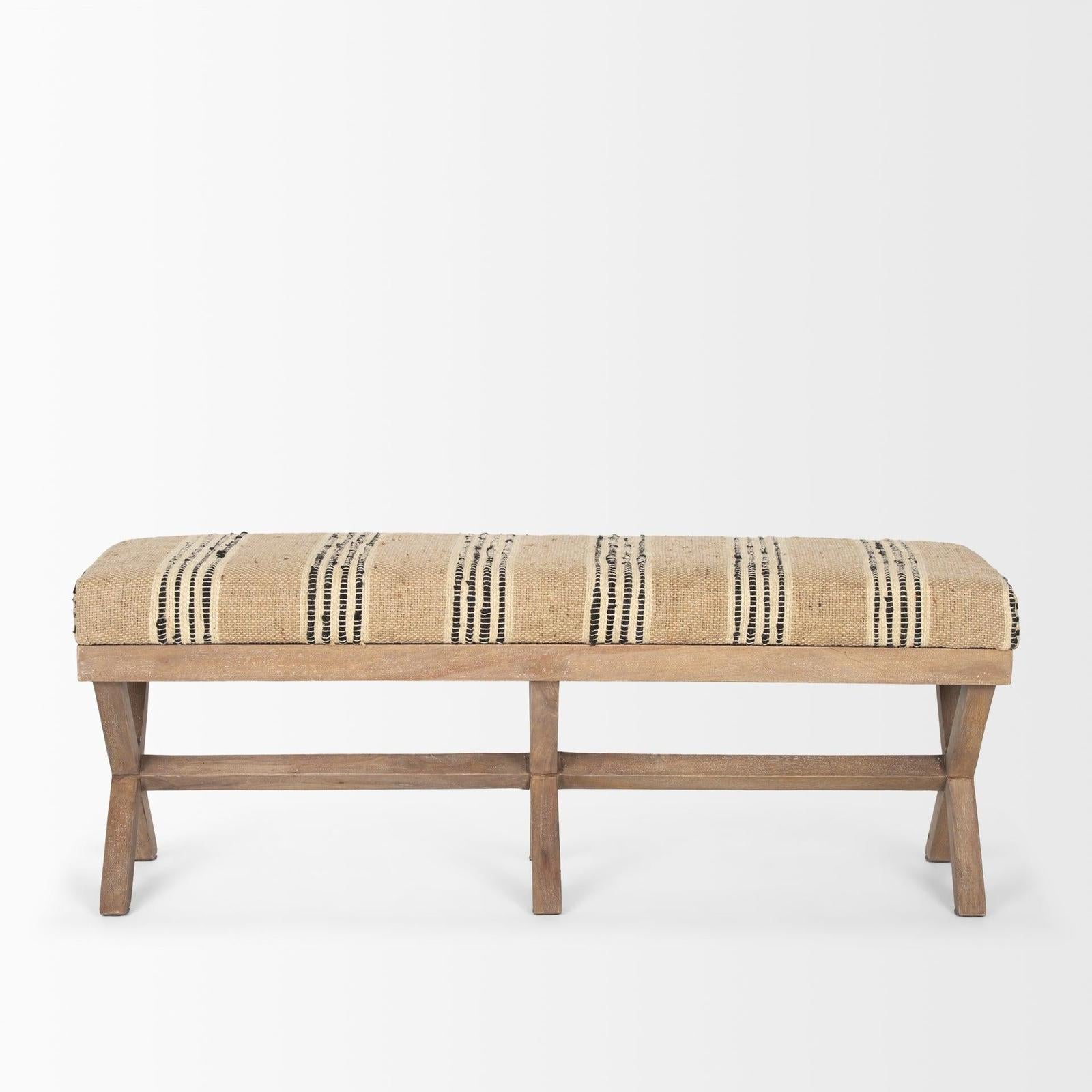 Mercana Solis Brown Base Accent Bench