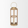Mercana Andy Small Natural Wood Cylindrical Lantern Clearance