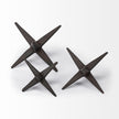 Mercana Rhea Brown Cast Iron Small, Medium & Large Jacks - Set of 3