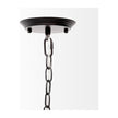 Mercana Decamp Metal Chassis Glass Tube Twelve Light Chandelier