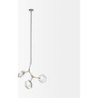 Mercana Desousa Metal Multi-Arm Three Light Chandelier Clearance