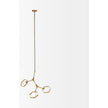 Mercana Desousa Metal Multi-Arm Three Light Chandelier Clearance