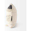 Mercana Beardell 18 x 18 Cream And Black Details With Tassels Decorative Pillow Cover Clearance