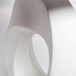 Mercana Celtica White Resin Ring-Shaped Base Table Lamp