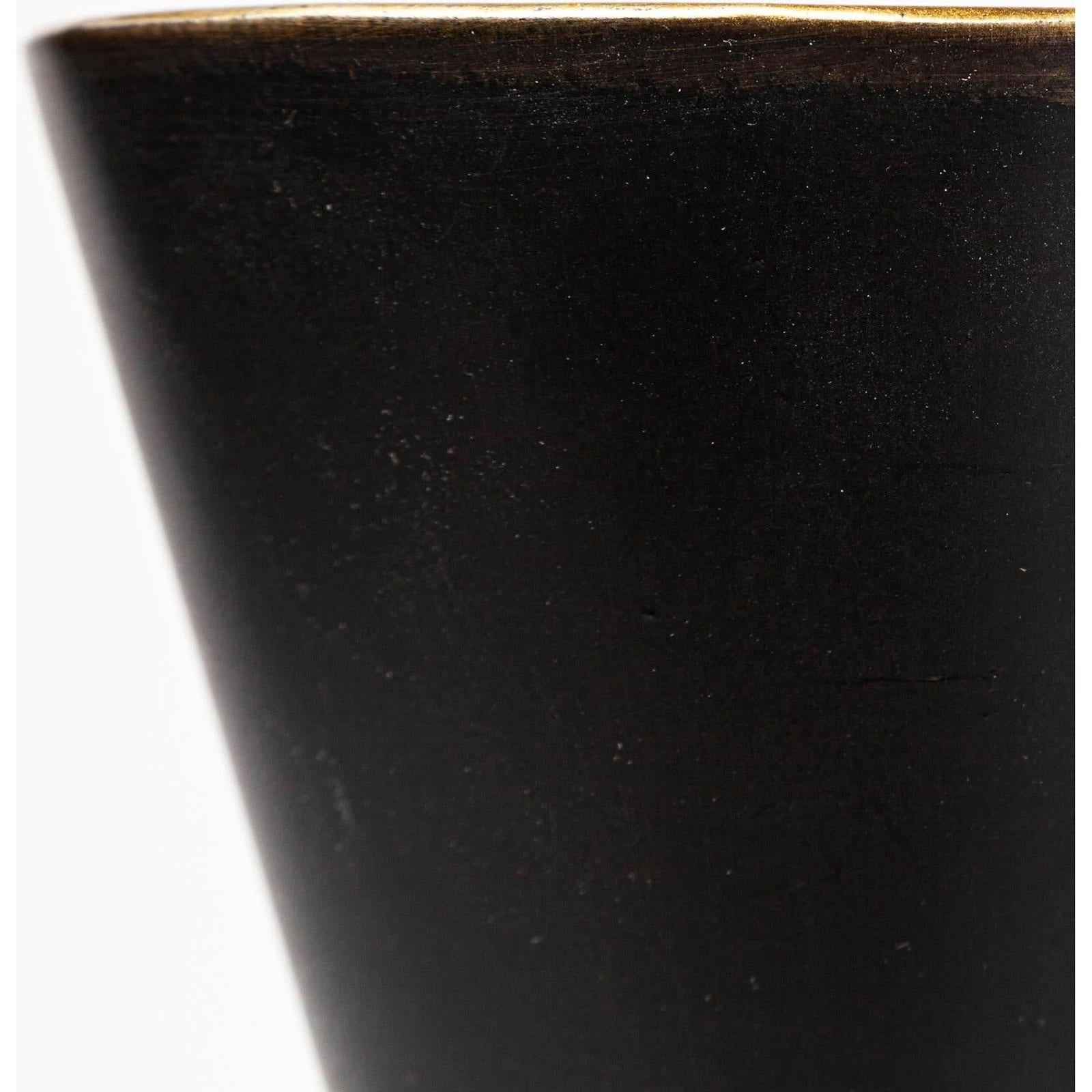 Mercana Eris Black Metal w/Gold Accent Double-Cone Wall Sconce Clearance
