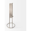 Mercana Aurus Matte Gray Metal Table Clock