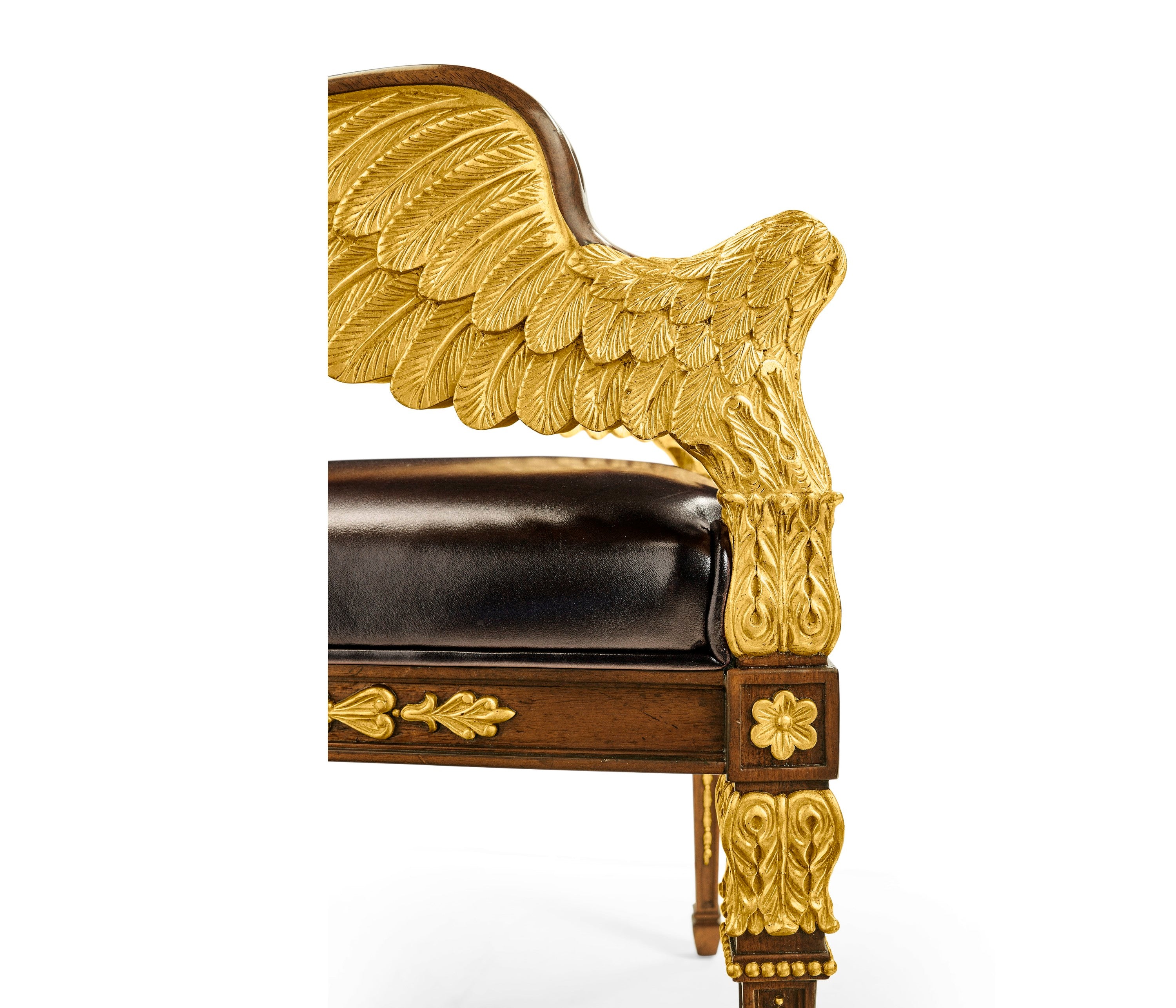 Jonathan Charles Empire Angel Wing Arm Chair ( 494590-AC-WAL-L009 )