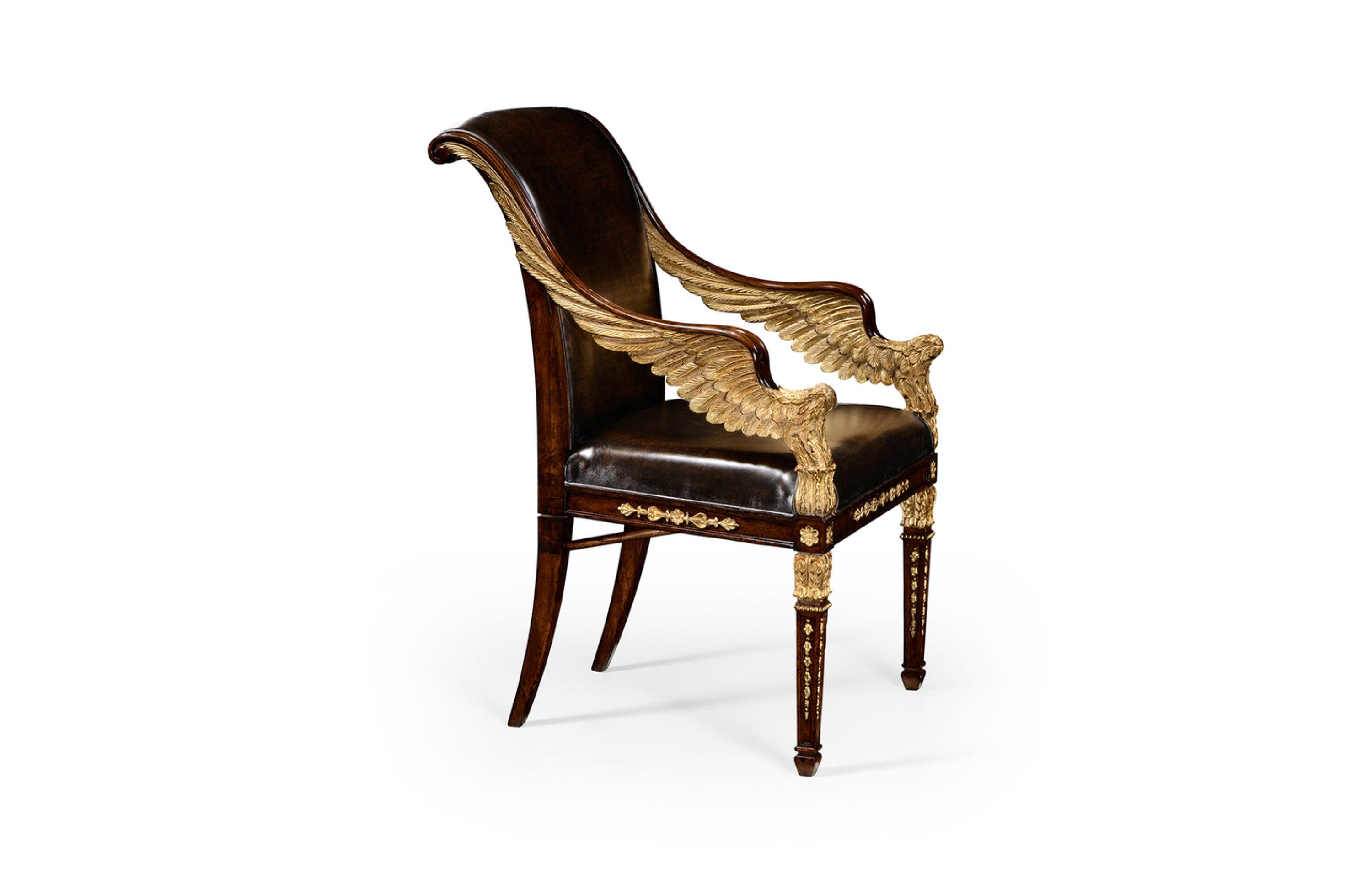 Jonathan Charles Empire Angel Wing Arm Chair ( 494590-AC-WAL-L009 )