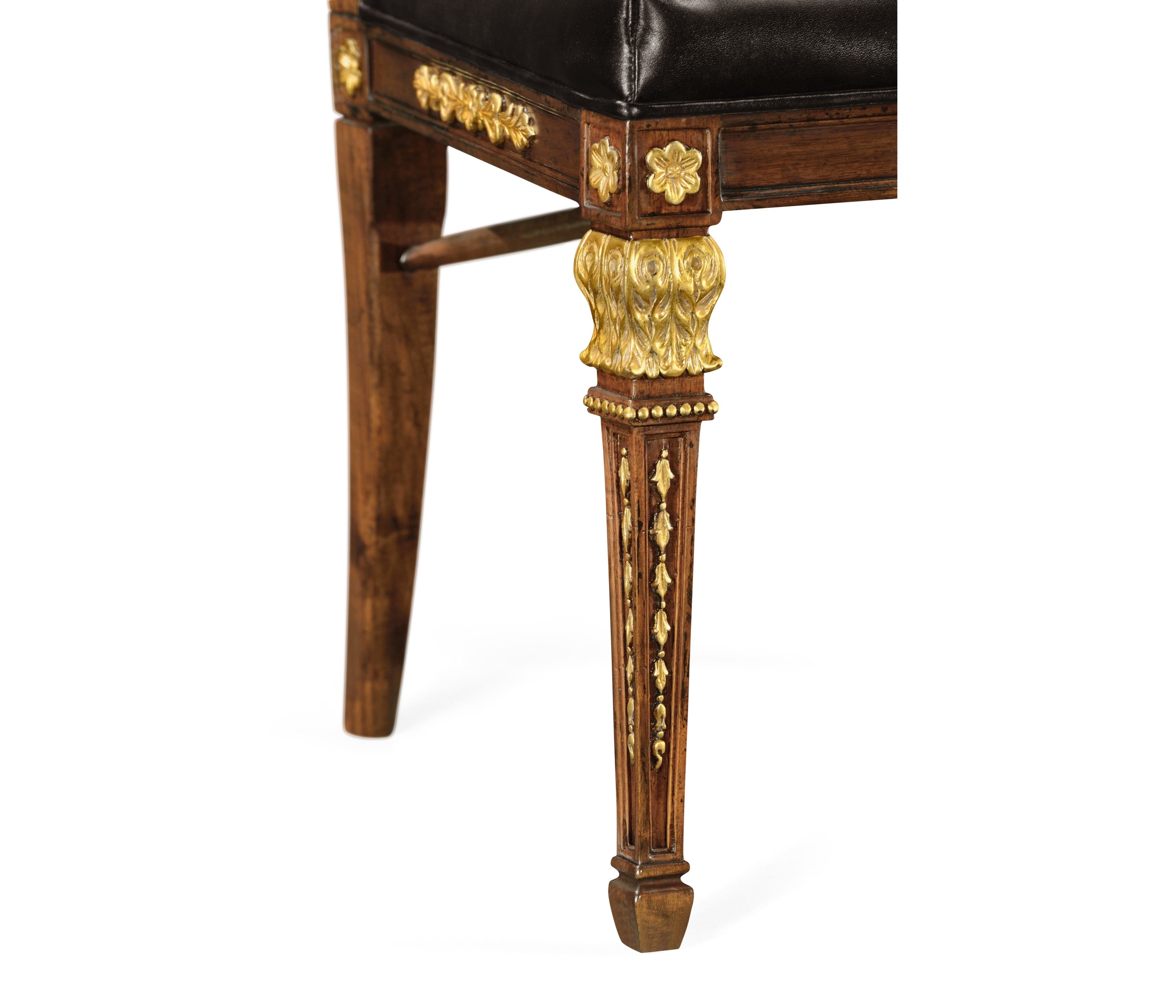 Jonathan Charles Empire Angel Wing Side Chair ( 494590-SC-WAL-L009 )