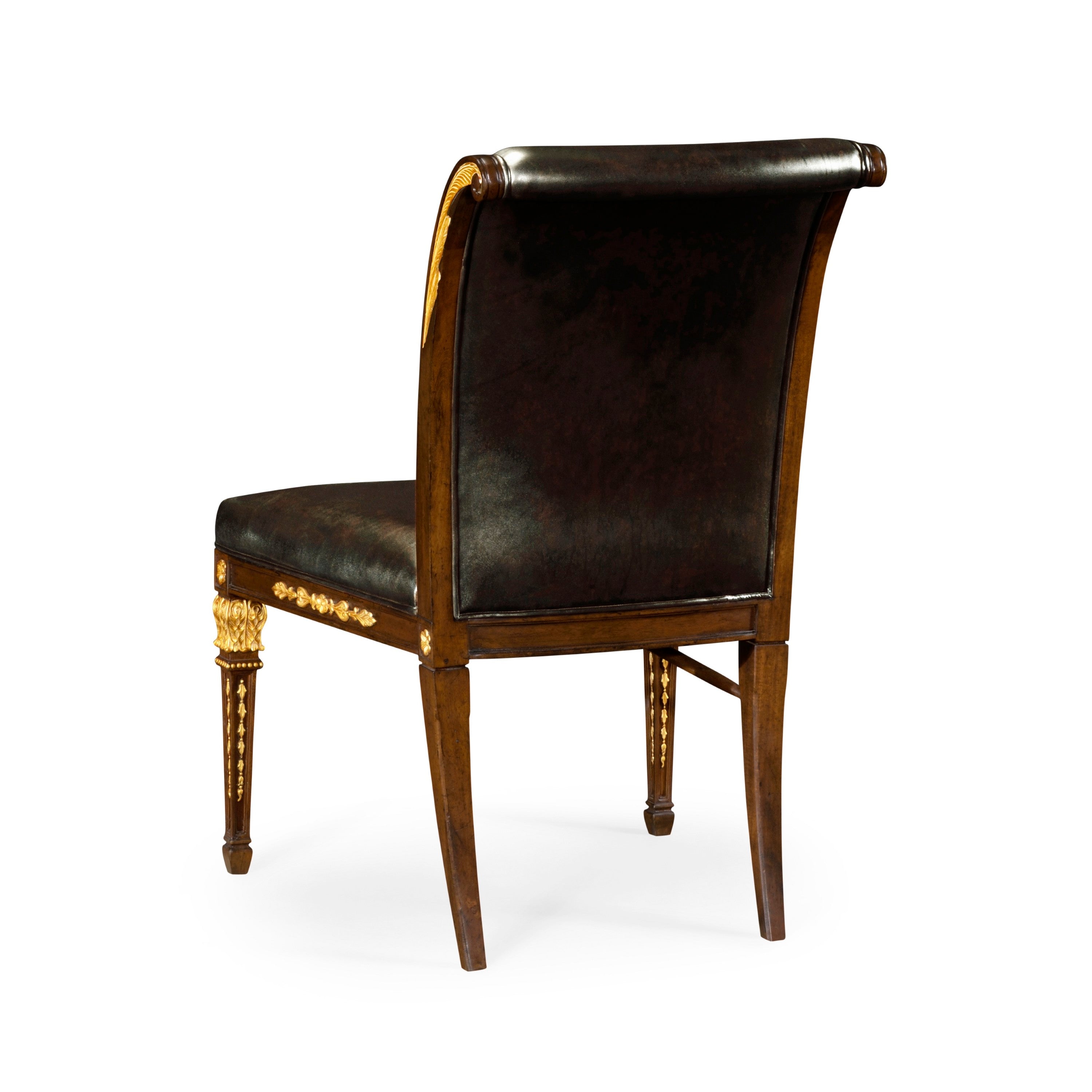 Jonathan Charles Empire Angel Wing Side Chair ( 494590-SC-WAL-L009 )