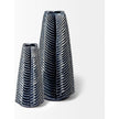 Mercana Bashir Dark Navy Gloss Ceramic Vase