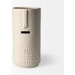 Mercana Jacob White Ceramic Smiling Face Vase Clearance