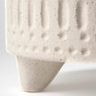 Mercana Jacob White Ceramic Smiling Face Vase Clearance
