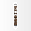 Mercana Taunton Wood and Black Iron Six Shelving Unit