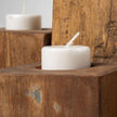 Mercana Cassius Light Brown Nine Wood Block Table Candle Holder