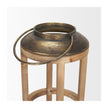 Mercana Andy Small Natural Wood Cylindrical Lantern Clearance