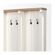 Mercana Fairview White And Brown Wood With Storage Hall Tree