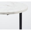 Mercana Ballatine Round Top w/ Black Metal Base Accent Table