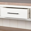 Mercana Fairview White and Brown Two-Tone Stain Solid Wood Kitchen Island