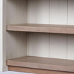 Mercana Fairview White and Brown Two-Tone Stain Solid Wood Kitchen Island