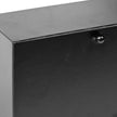 Mercana Lita Black Metal Rectangular Table Clock