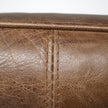 Mercana Flavelle Leather Cushion Seat and Solid Iron Base Accent Chair Clearance