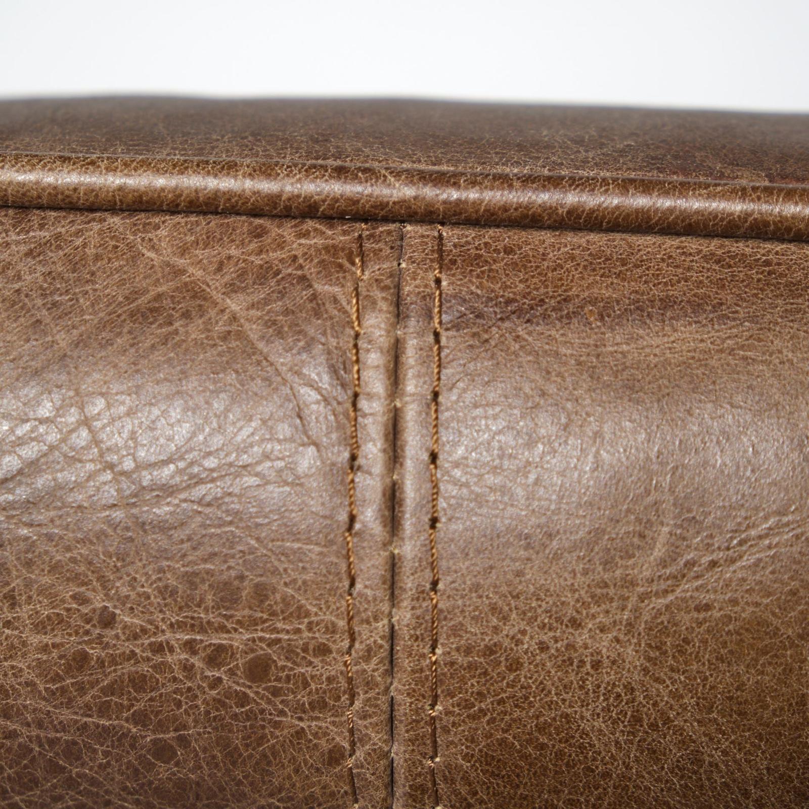 Mercana Flavelle Leather Cushion Seat and Solid Iron Base Accent Chair Clearance