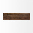 Mercana Trestman Brown Wood Top W/Black Iron Base Accent Bench Clearance