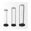 Mercana Beeker Black Metal Test Tube Style Vases -Set of 3 Clearance