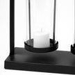 Mercana Erlen Black Metal Hanging Votive Five Candle Table Candle Holder Clearance