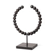 Mercana Tulane Black Beaded Broken Sphere Decorative Object