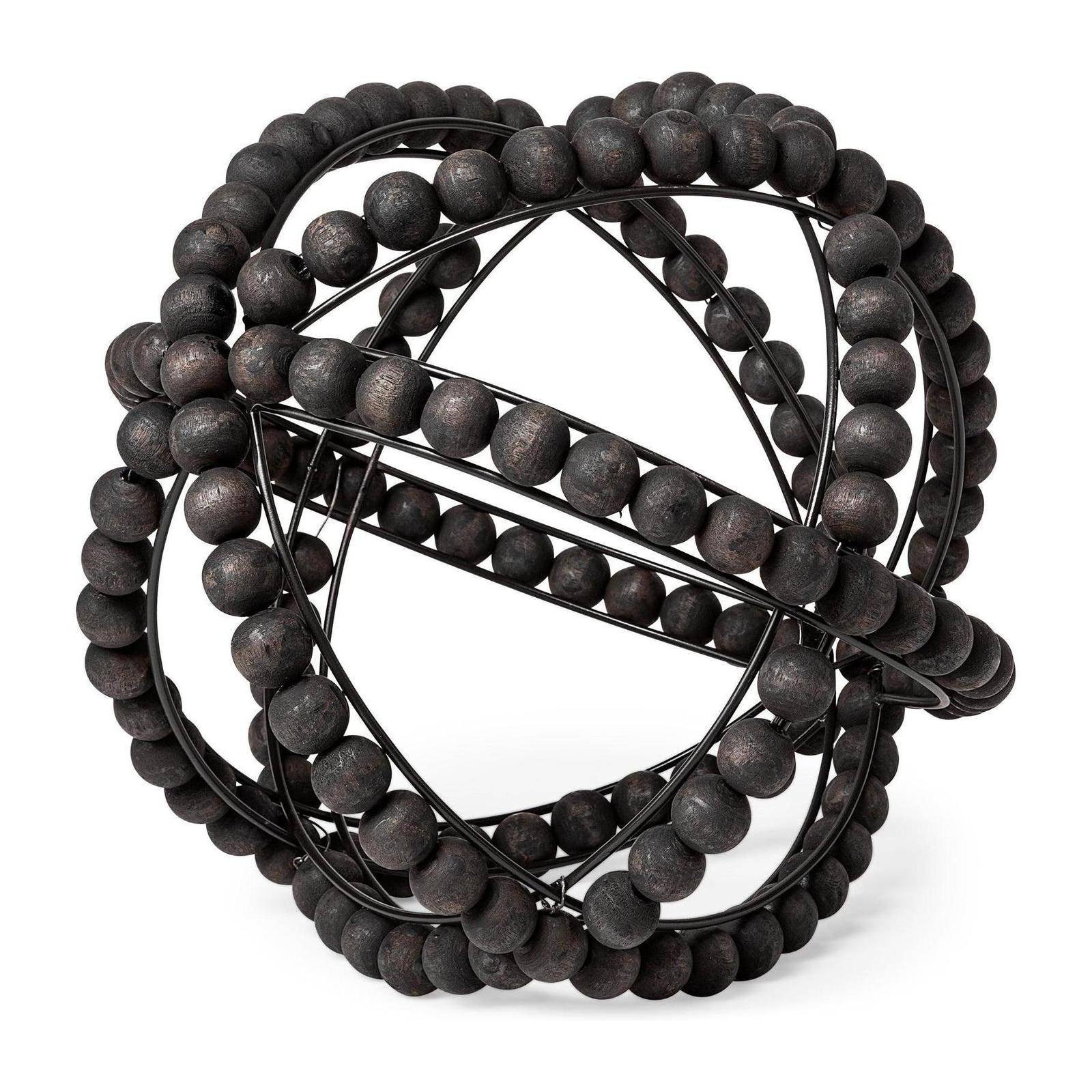 Mercana Earnhardt Black Wooden Beaded Orb Clearance
