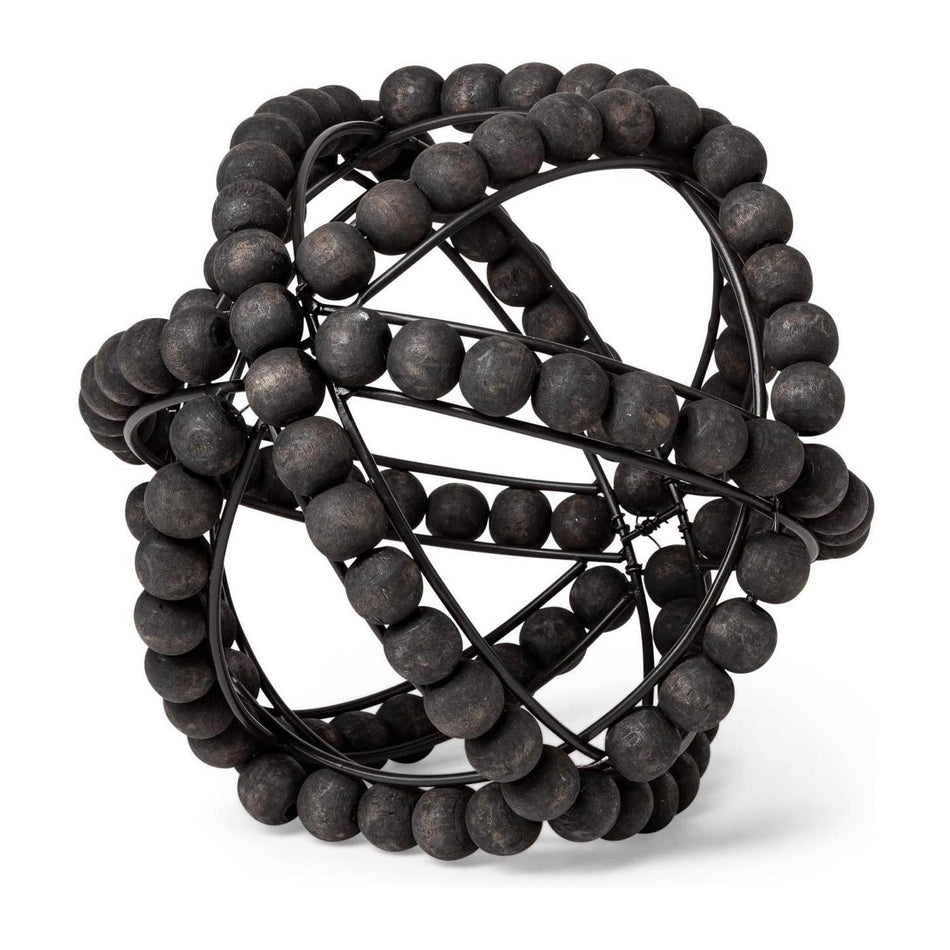 Mercana Earnhardt Black Wooden Beaded Orb Clearance