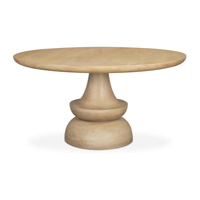 Mercana Crossman 60" Round Solid Wood Table Top & Base Dining Table