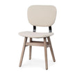 Mercana Haden Brown Solid Wood Base Dining Chair