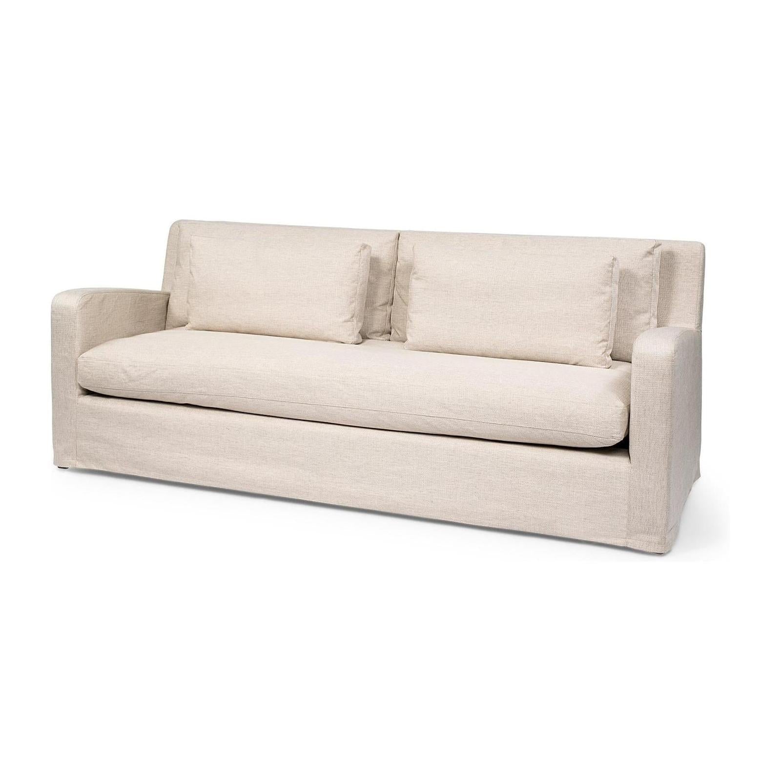 Mercana Denly Slipcover Three Seater Sofa
