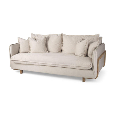 Mercana Roy 84" Upholstered Three Seater Sofa
