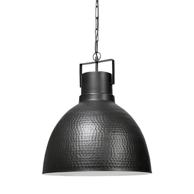 Mercana Minerva Metallic Gray Hammered Detail Pendant Light Clearance