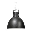 Mercana Minerva Metallic Gray Hammered Detail Pendant Light Clearance