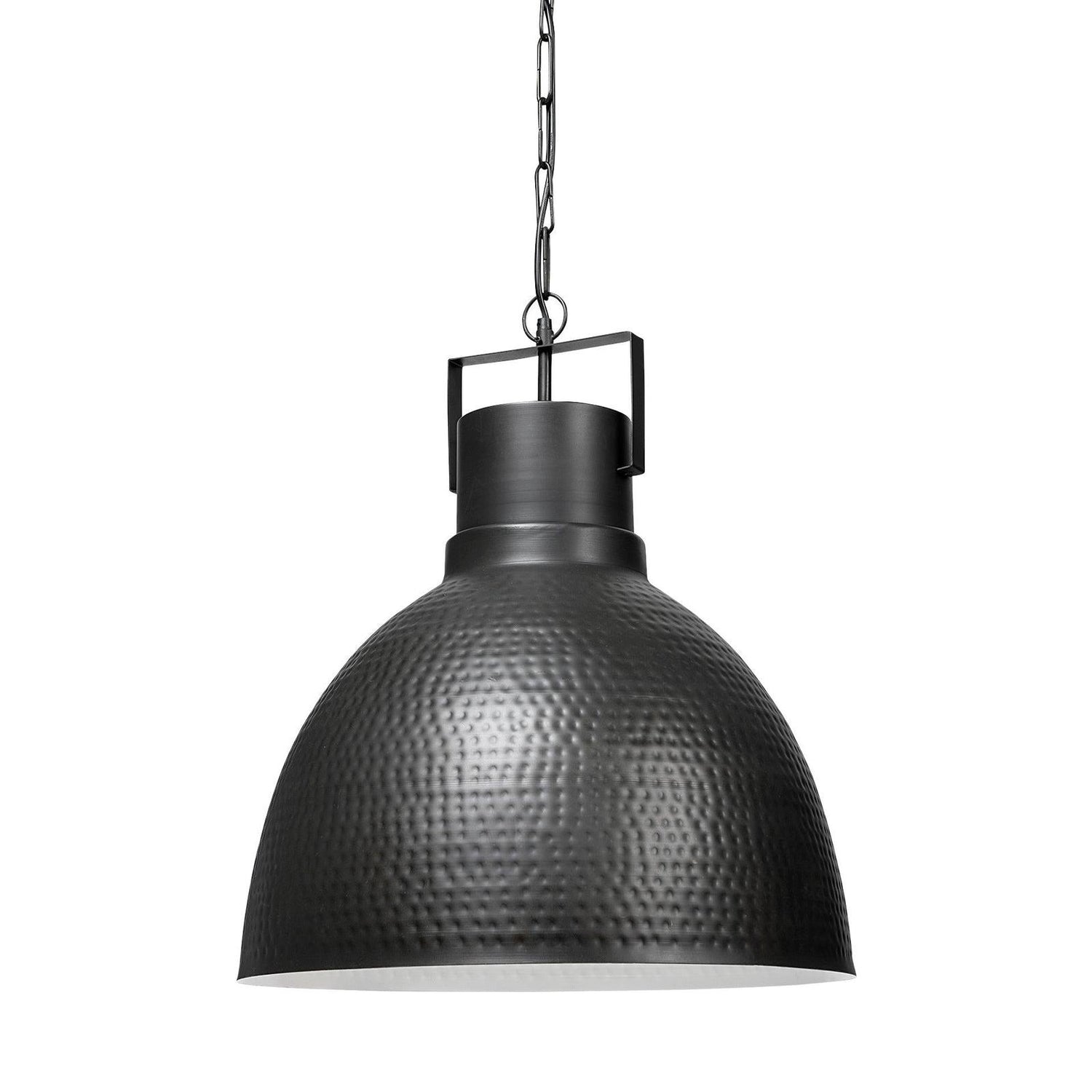 Mercana Minerva Metallic Gray Hammered Detail Pendant Light Clearance