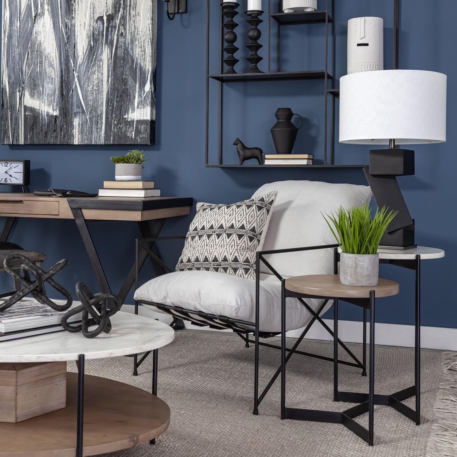 Mercana Larkin Marble & Nesting End/Side Tables