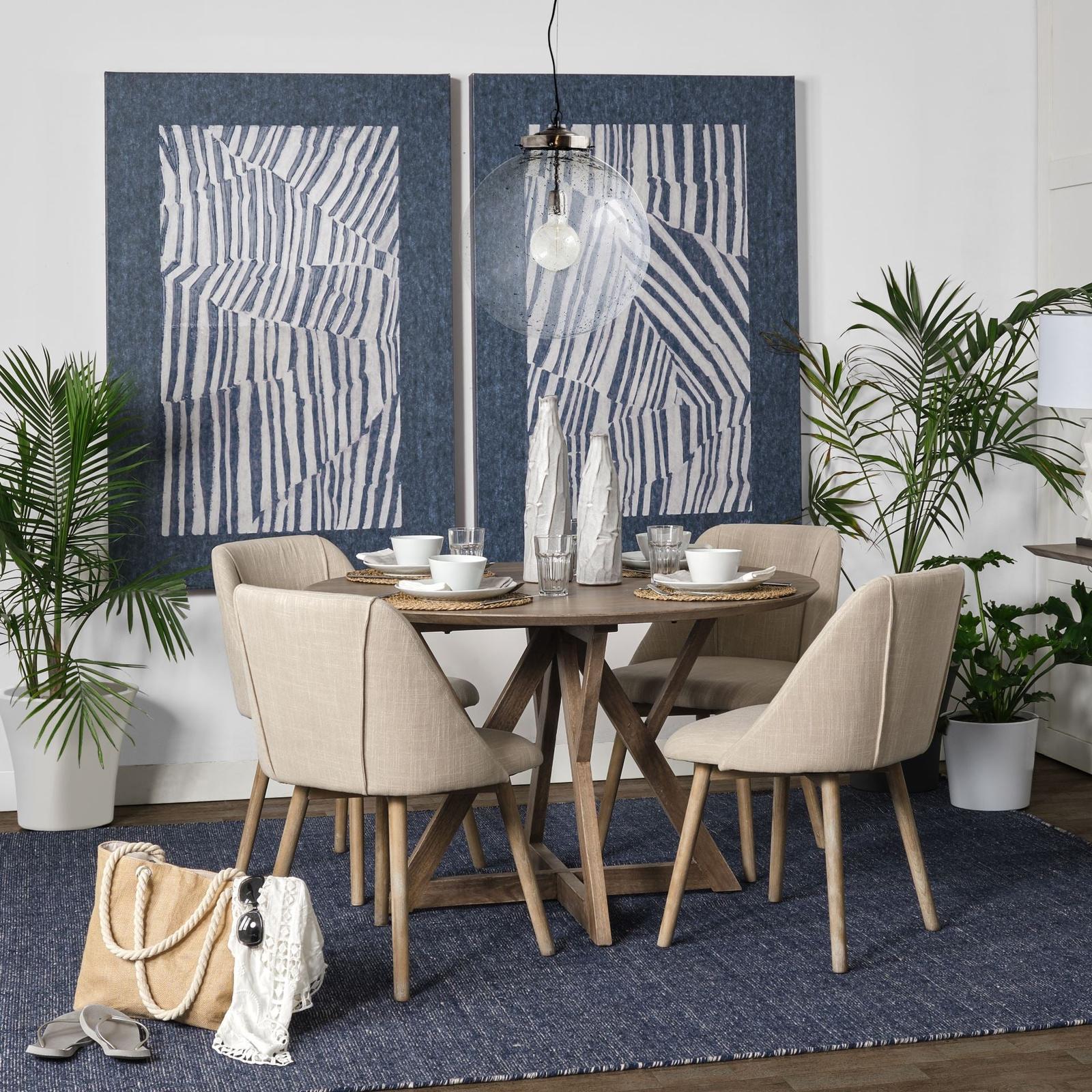 Mercana Ronald Wooden Base Dining Chair