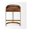 Mercana Hollyfield Gold Metal Base Bar Stool