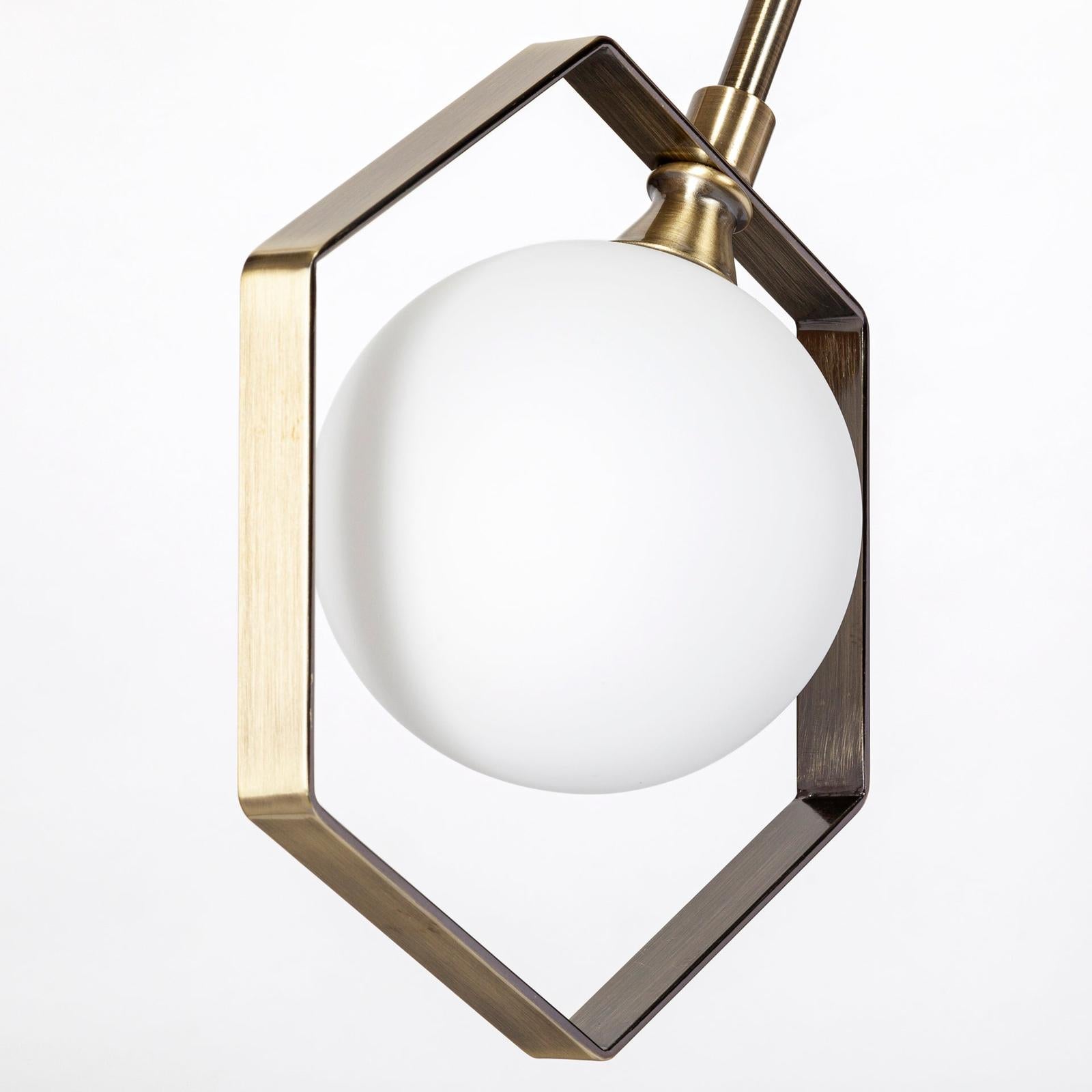 Mercana Desousa Metal Multi-Arm Three Light Chandelier Clearance