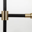 Mercana Decarlo Black/Gold Metal Multi-Arm Thirteen Light Chandelier Clearance
