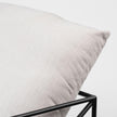 Mercana Leonidas Metal Frame Accent Chair