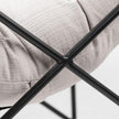 Mercana Leonidas Metal Frame Accent Chair